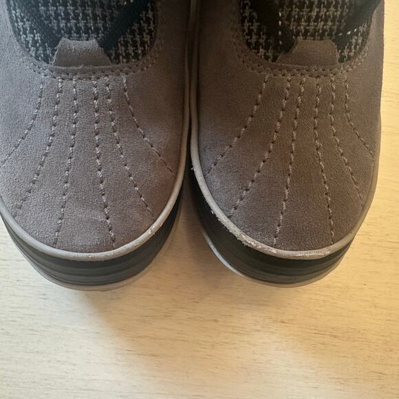 Sorel Women's Boots Tivoli High II Quarry Black Houndstooth Size 8 Snow Winter - Picture 9 of 10